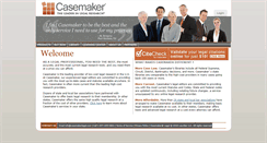 Desktop Screenshot of casemakerlegal.com